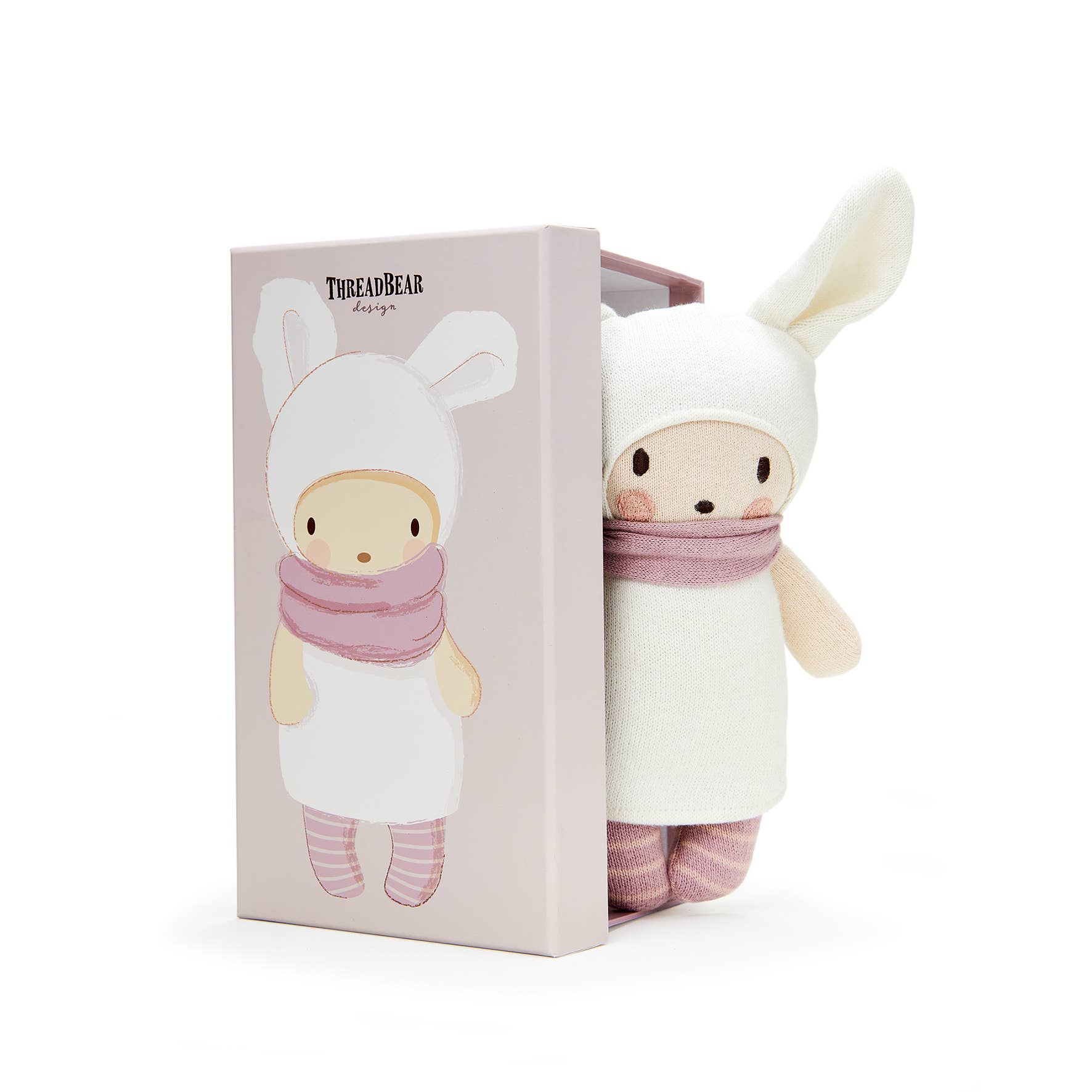 Baby Baba knitted doll in a gift box DollThreadbear Design USTAYLOR + MAX