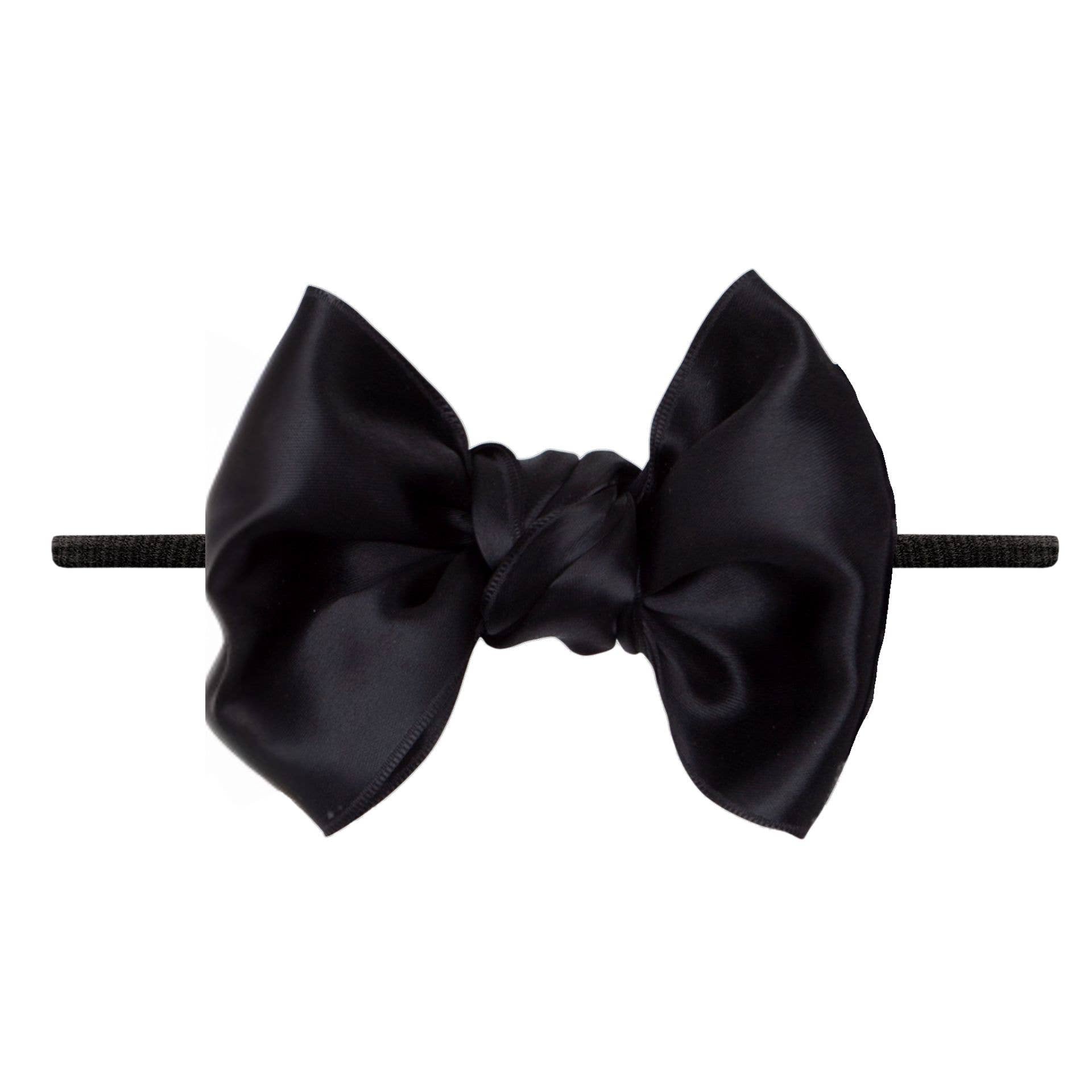 Baby Bling® Satin FAB® Skinny Headband w/Satin Bow hair bowsBaby Bling BowsTAYLOR + MAX