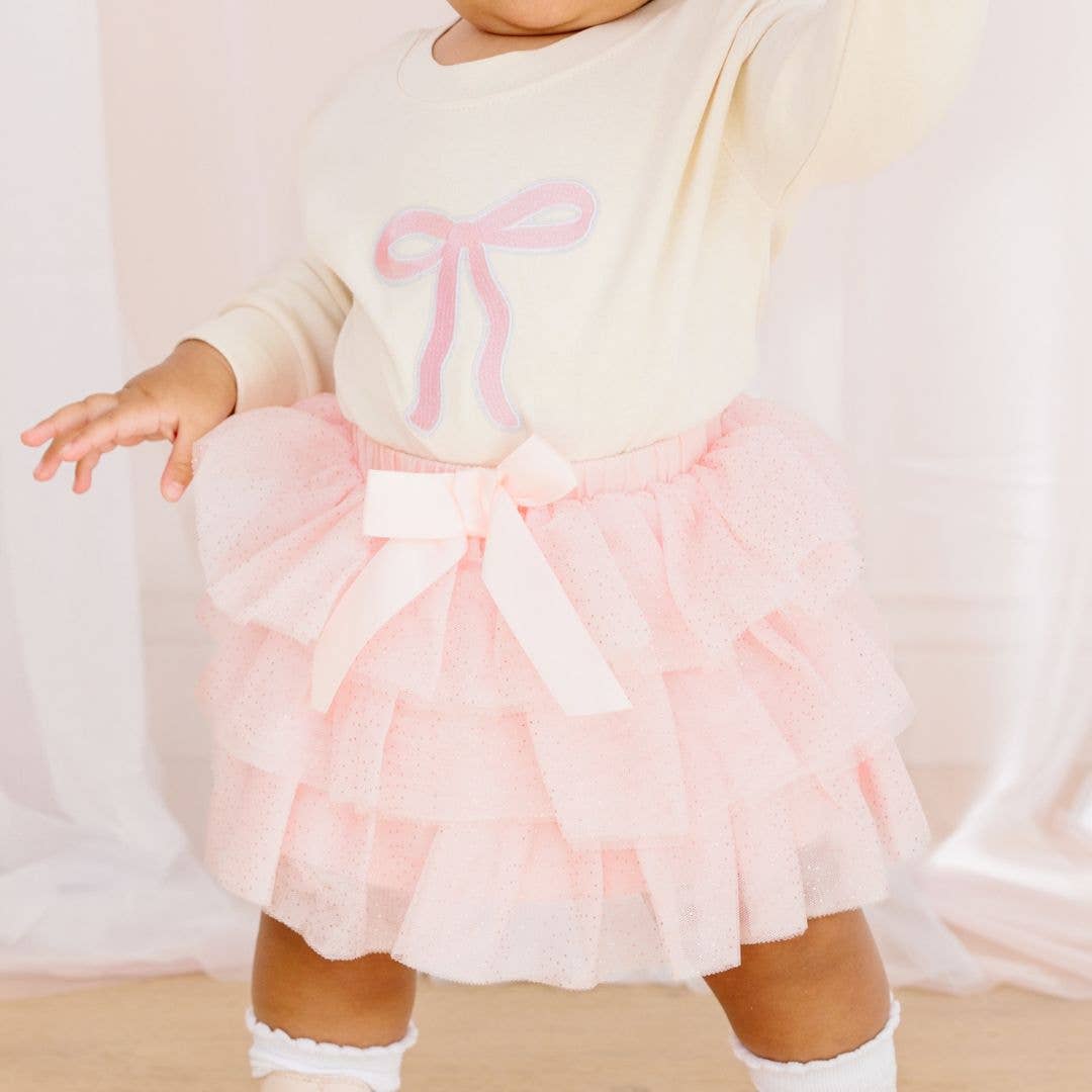 Ballet Bow Tiered Tutu - Kids Dress Up Skirt - Coquette Baby & Toddler ClothingSweet WinkTAYLOR + MAX