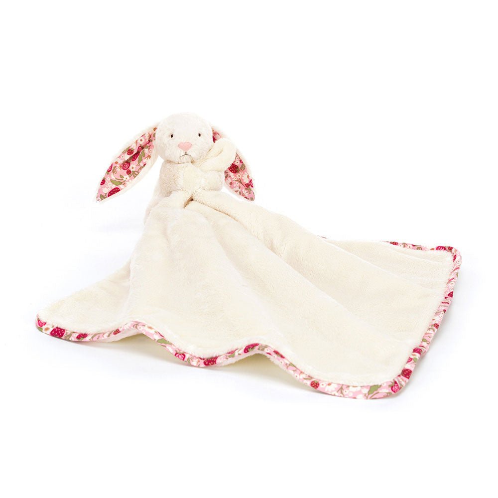 Blossom Cream Bunny 'Berry' Soother comforterJellycat
