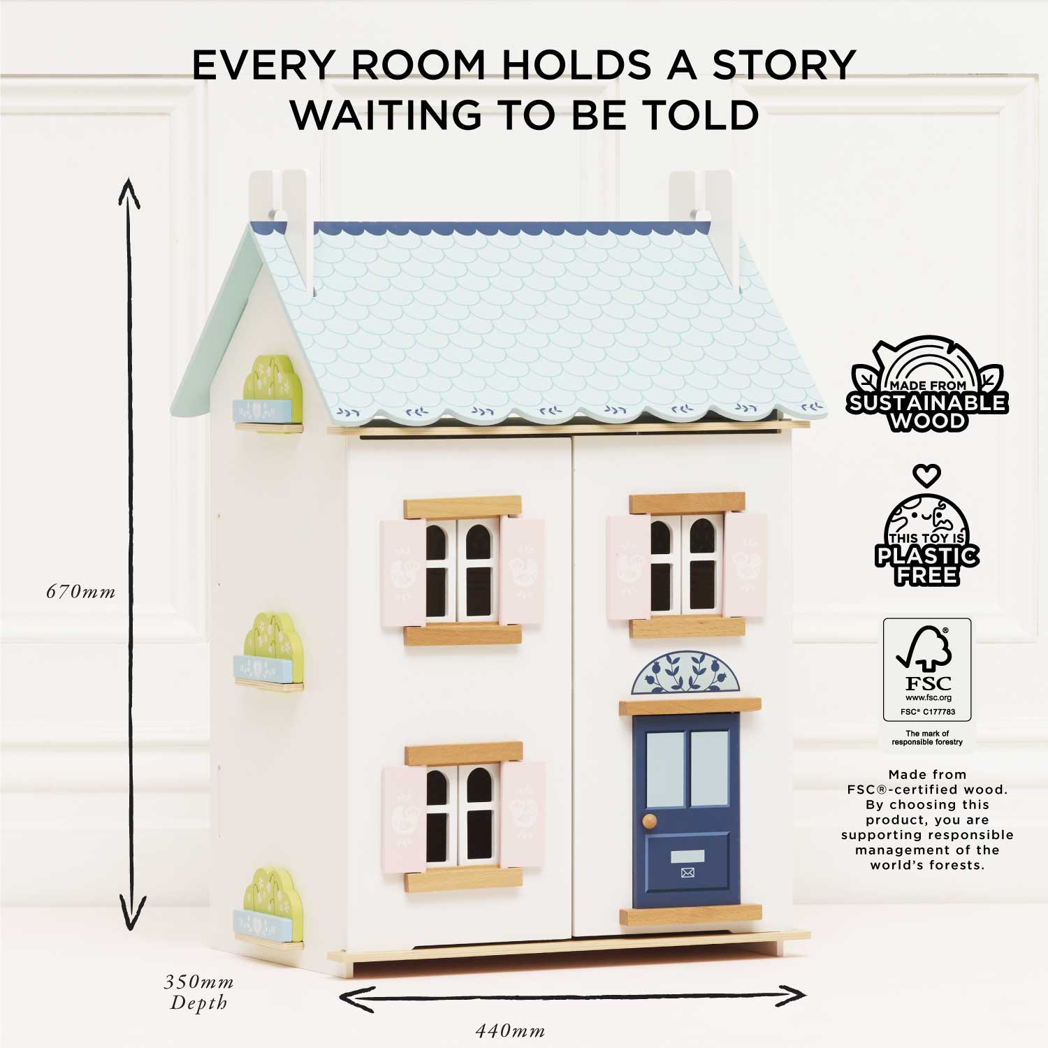 Bluebelle Wooden Dolls House Le Toy Van, Inc.