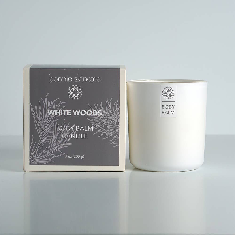 Body Balm Candle / White Woods (200 g) Lotion Candle Bonnie SkincareTAYLOR + MAX