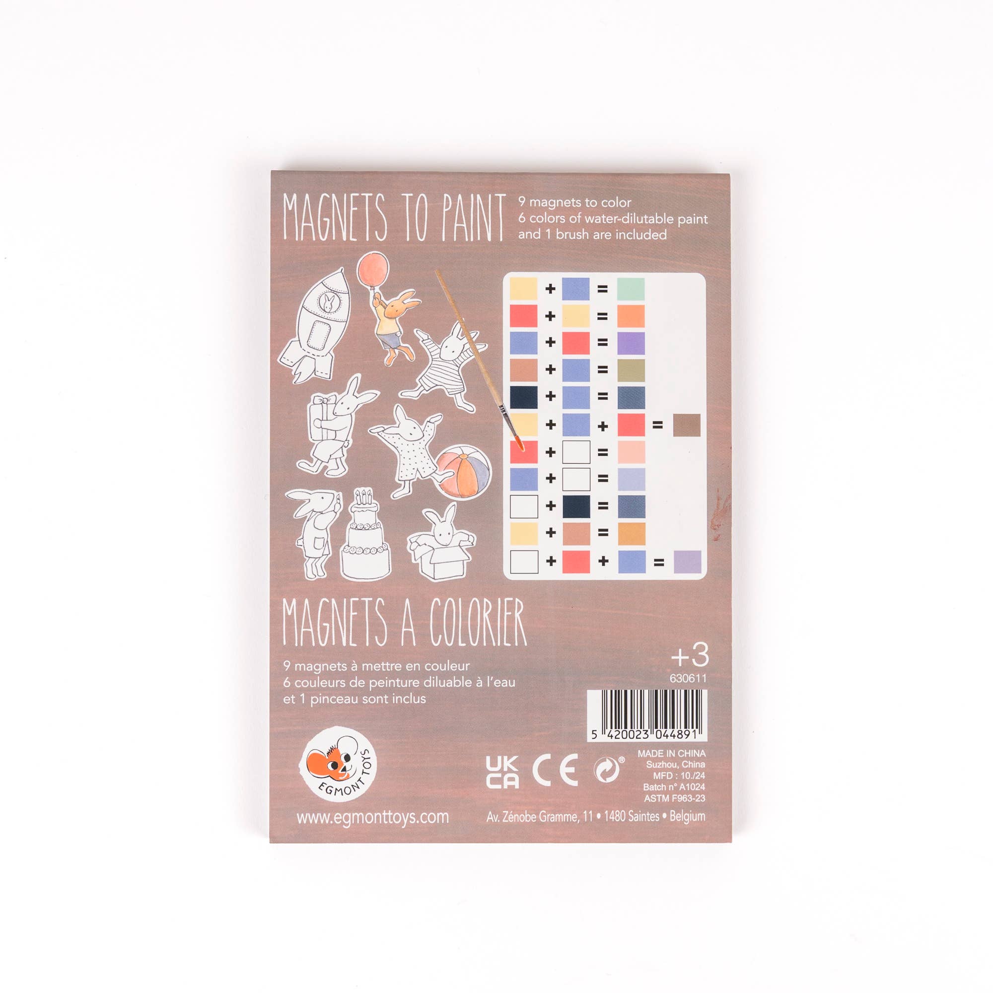 Bunny Magnets to Paint Egmont