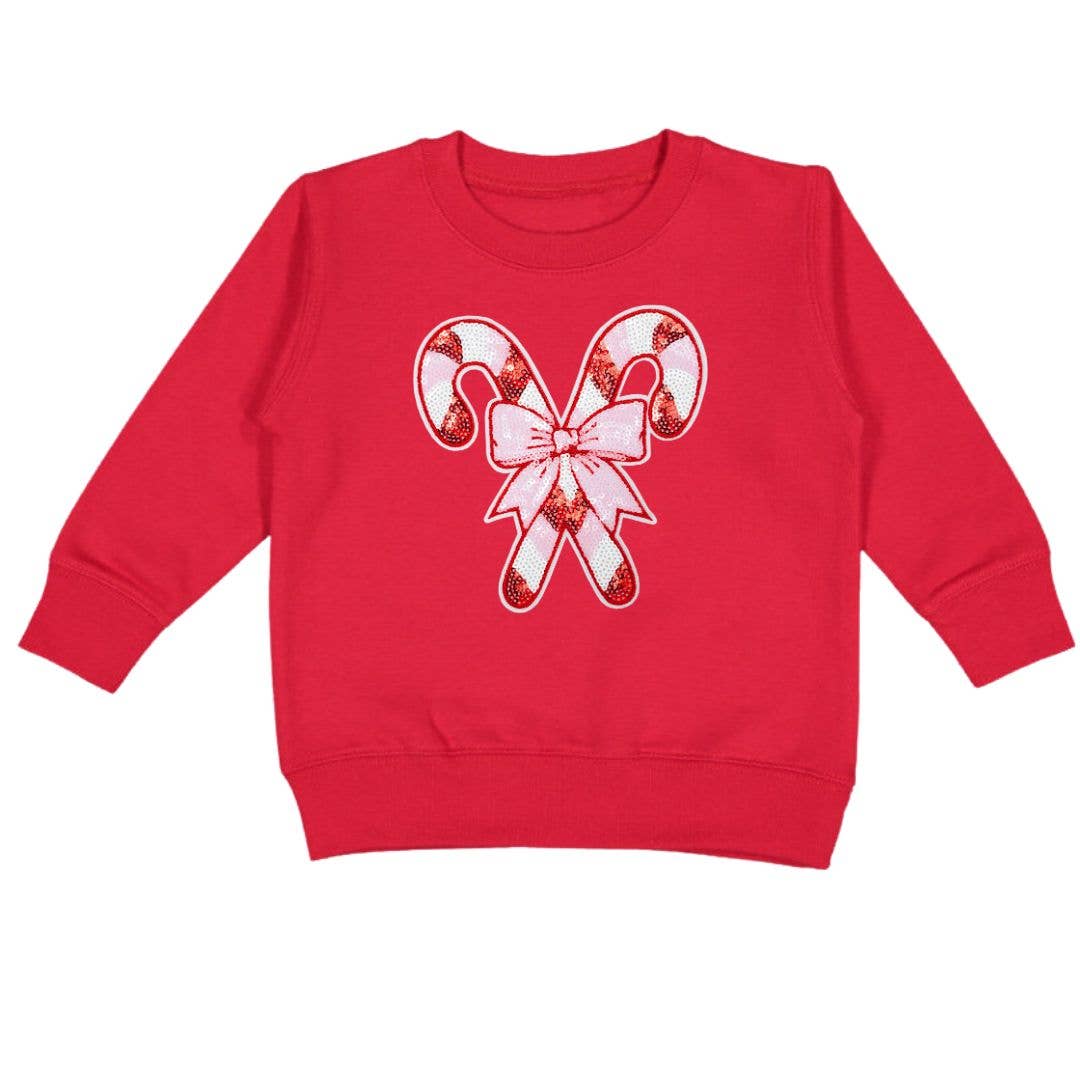 Candy Cane Patch Christmas Sweatshirt sweatshirtSweet WinkTAYLOR + MAX