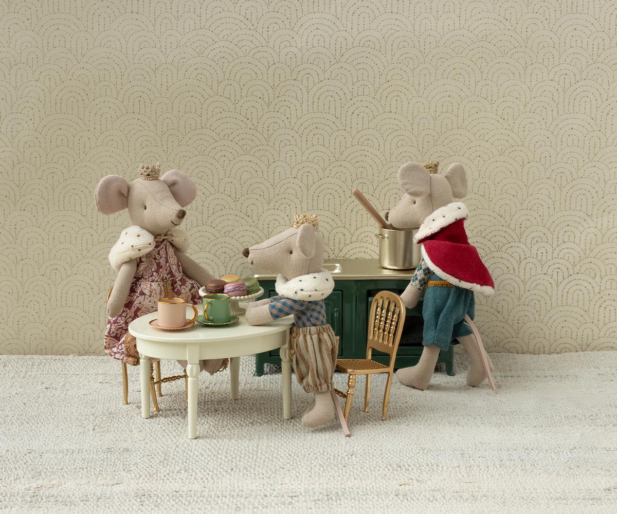 Chair, Mouse | Gold Dollhouse furnitureMailegTAYLOR + MAX