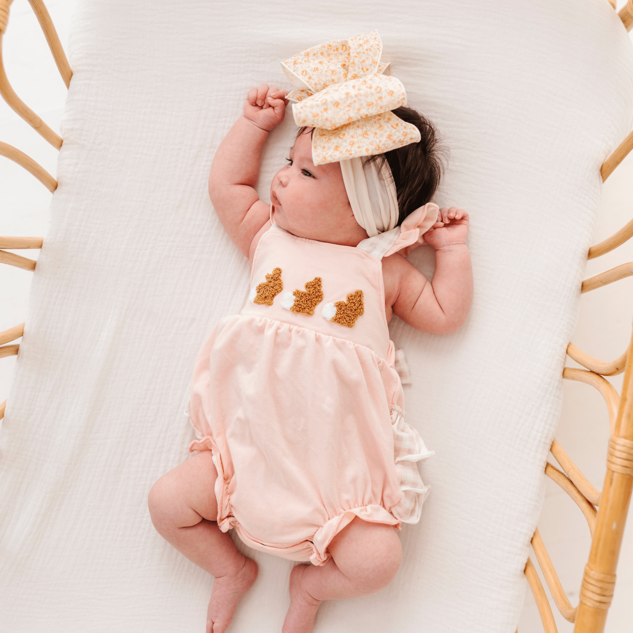 Classic Bow | Floral Baby Bling BowsTAYLOR + MAX
