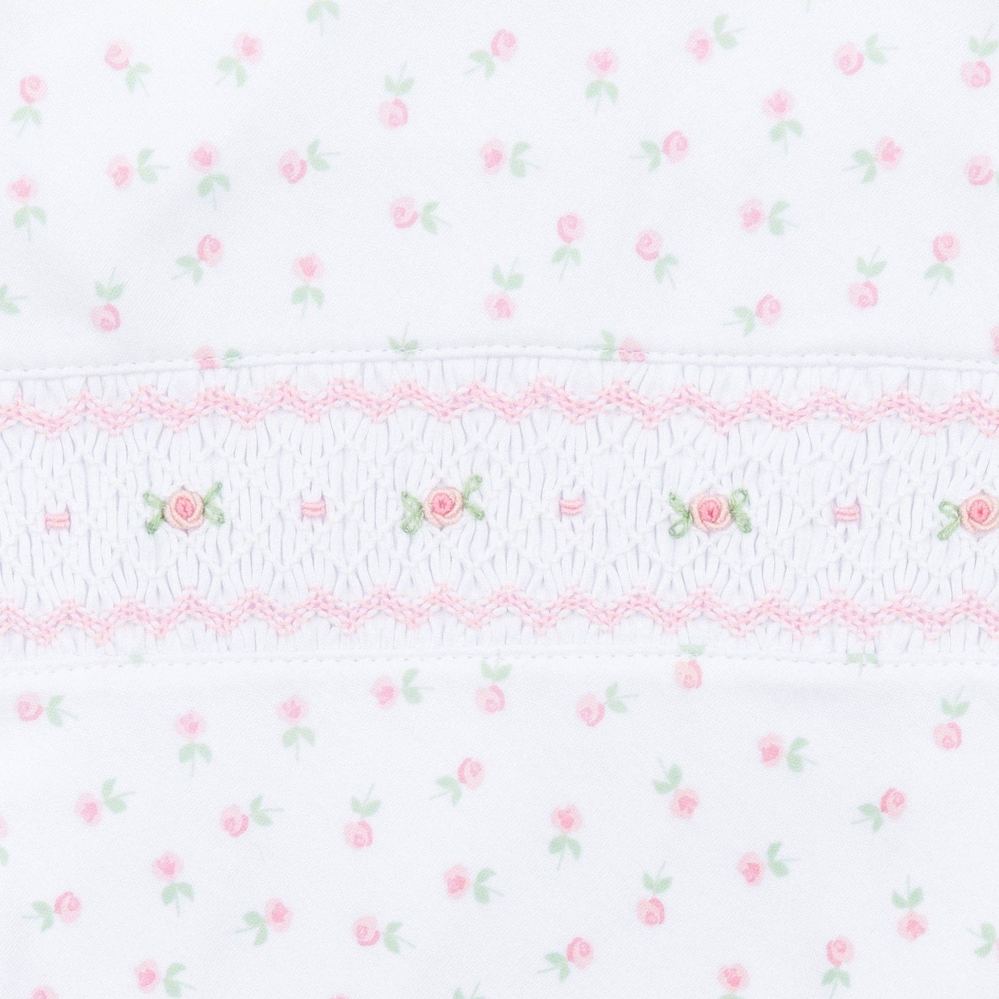 Classic Floral Smocked Footie FootieMagnolia BabyTAYLOR + MAX