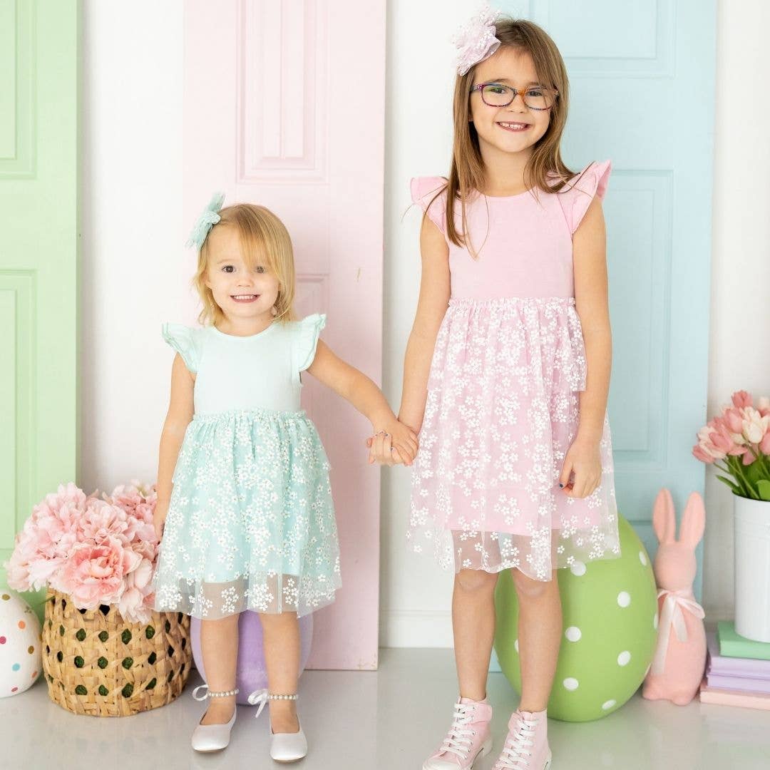 Ditzy Daisy Tutu Dress | Aqua Girl DressSweet WinkTAYLOR + MAX