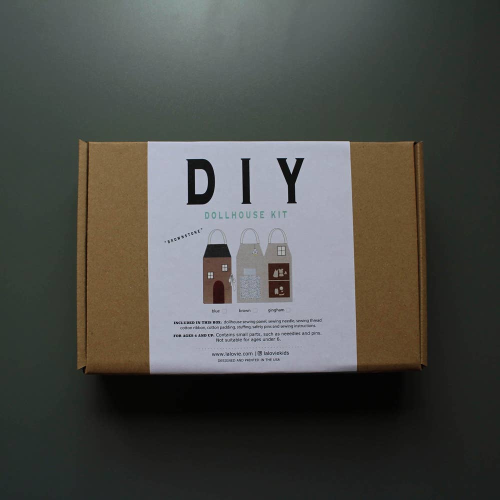 DIY Travel Dollhouse Kit | Brown Floral DIYIa LovieTAYLOR + MAX