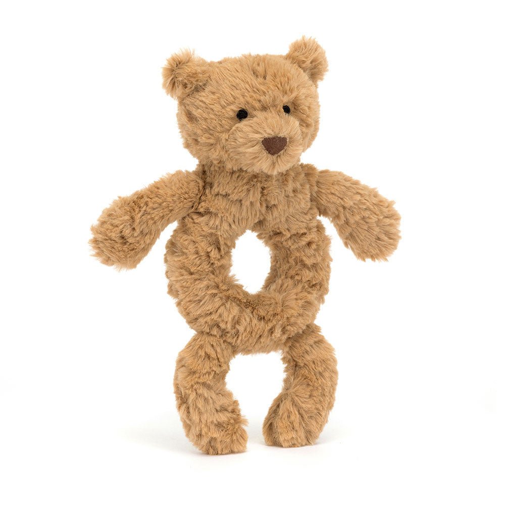 Jellycat Bartholomew Bear Ring Rattle Baby RattleJellycatTAYLOR + MAX