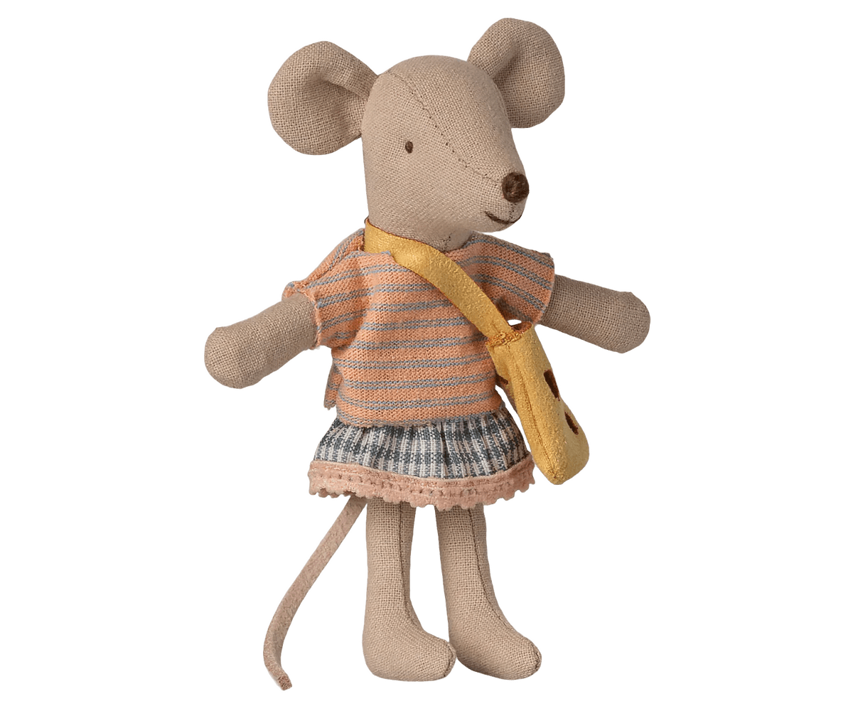 Little Sister Mouse with Bag Stuffed AnimalsMailegTAYLOR + MAX