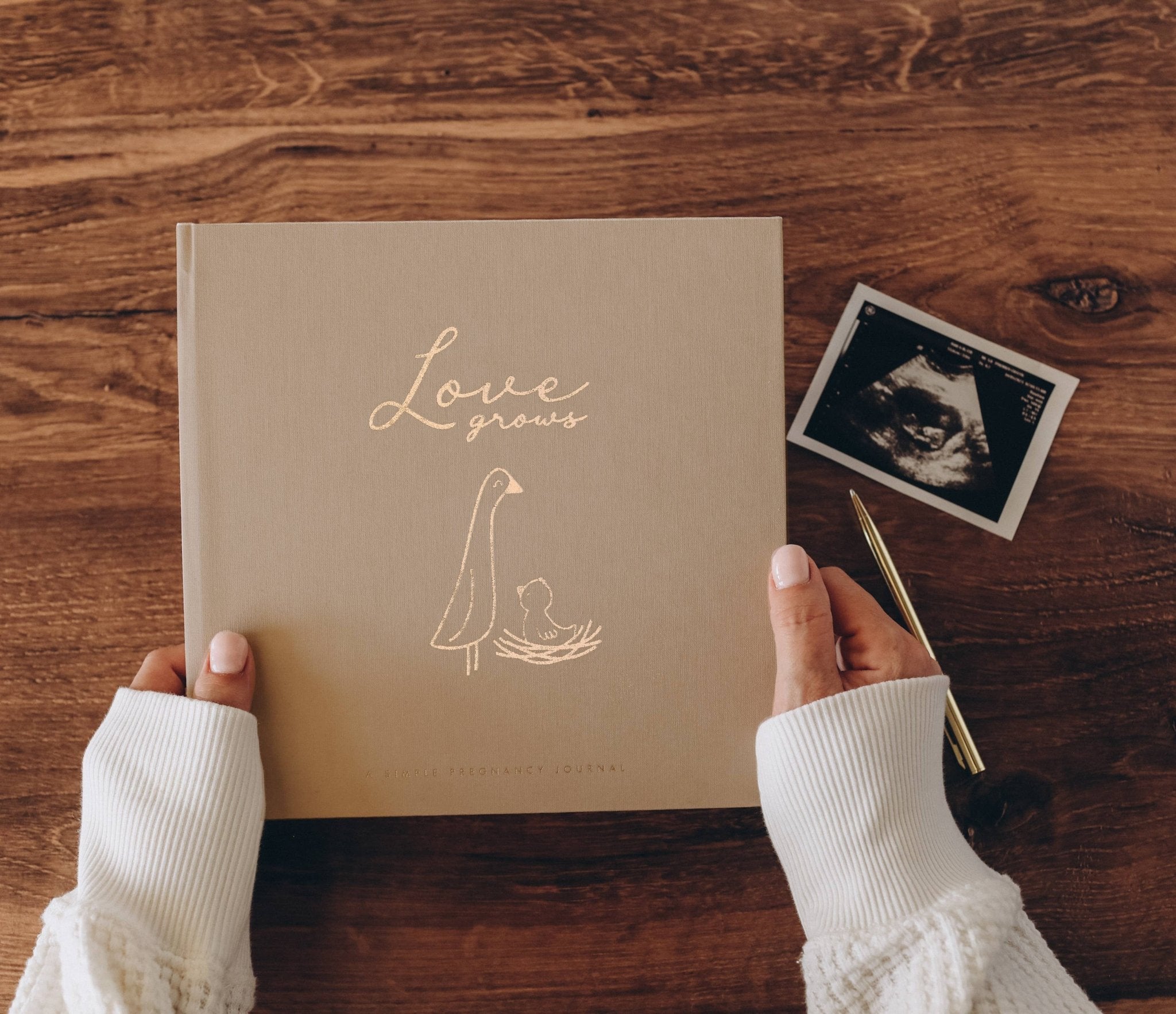 Lucy Darling Pregnancy Journal: Moss Green JournalLucy DarlingTAYLOR + MAX