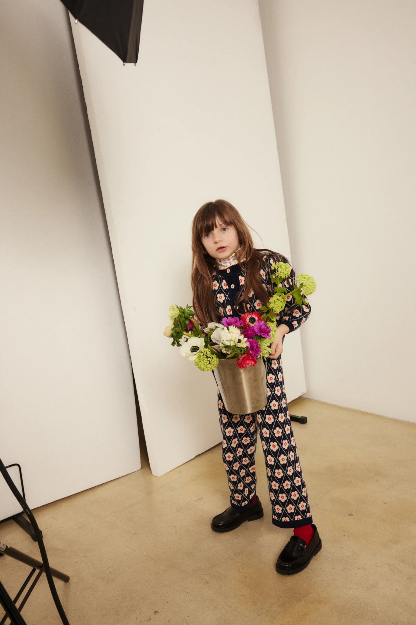 Mathilda Pants in Navy Flower Hello SimoneTAYLOR + MAX