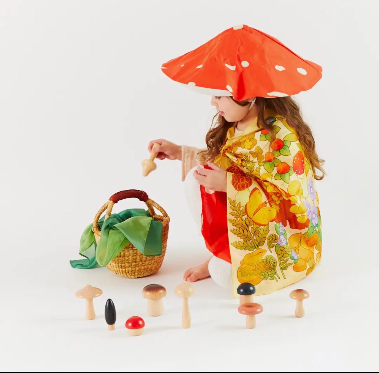 Mulberry Silk Mushroom Tutu + Hat Set Sarah’s SilksTAYLOR + MAX