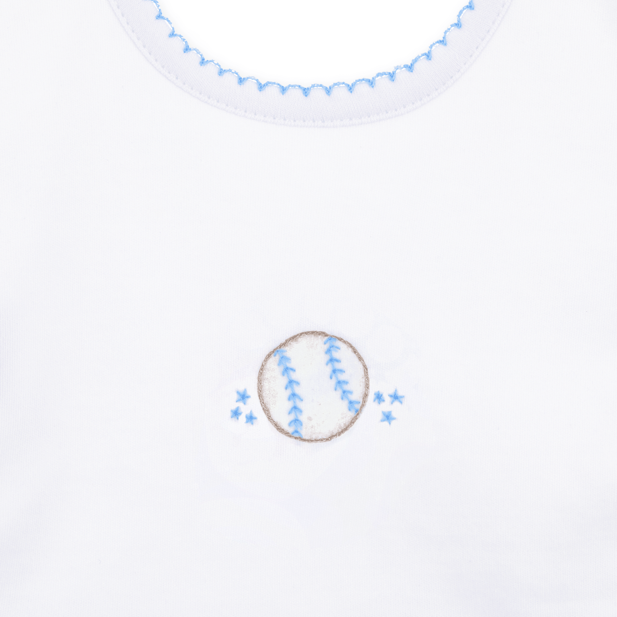 Precious Lil' Sluggers Bib - Light Blue: One Size Magnolia BabyTAYLOR + MAX