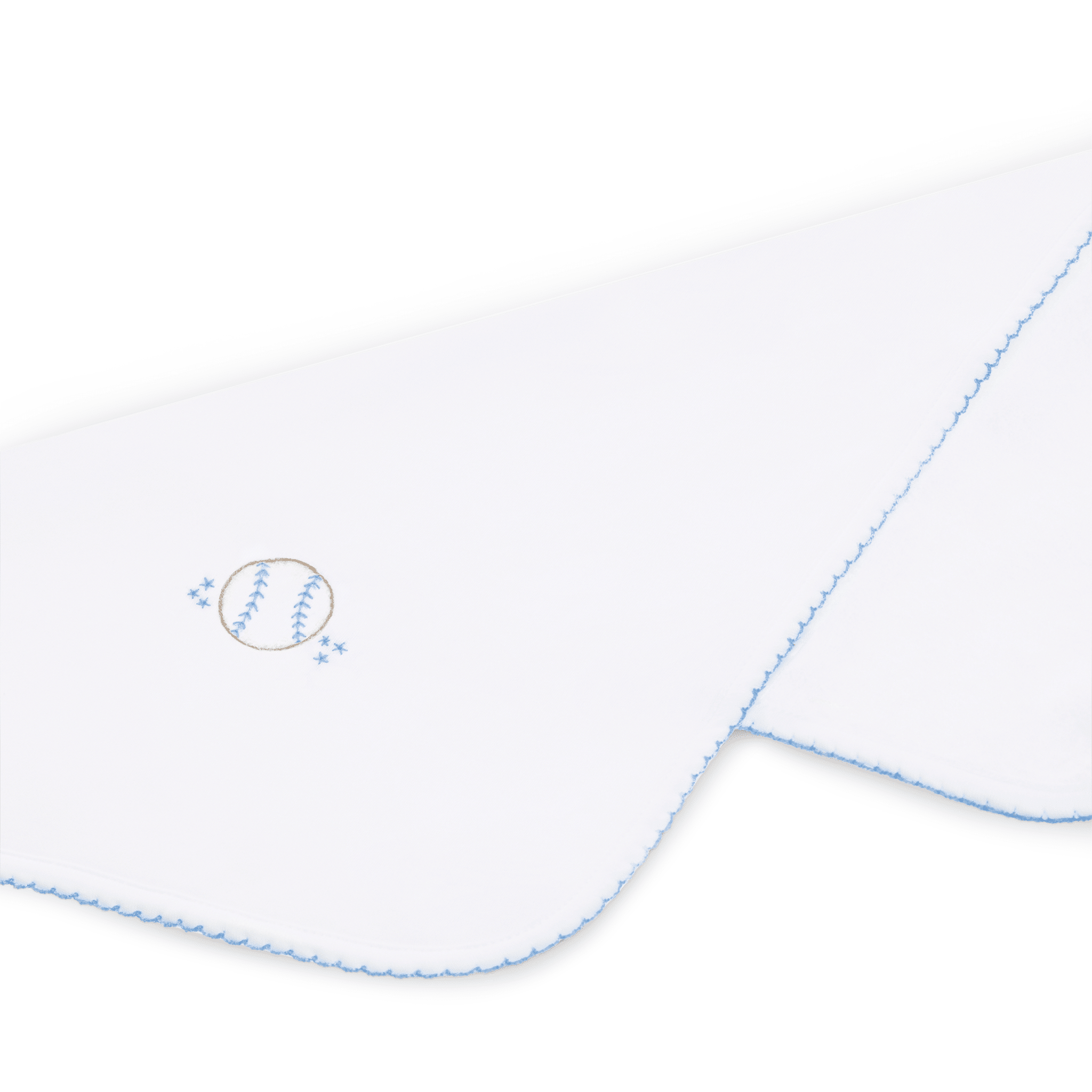 Precious Lil' Sluggers Burp Cloth - Light Blue: One Size Magnolia BabyTAYLOR + MAX