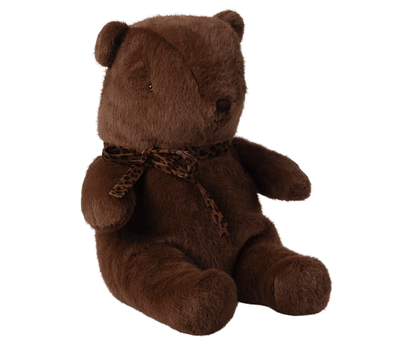 Teddy bear plush, Medium - Dark Chocolate Plush DollsMailegTAYLOR + MAX