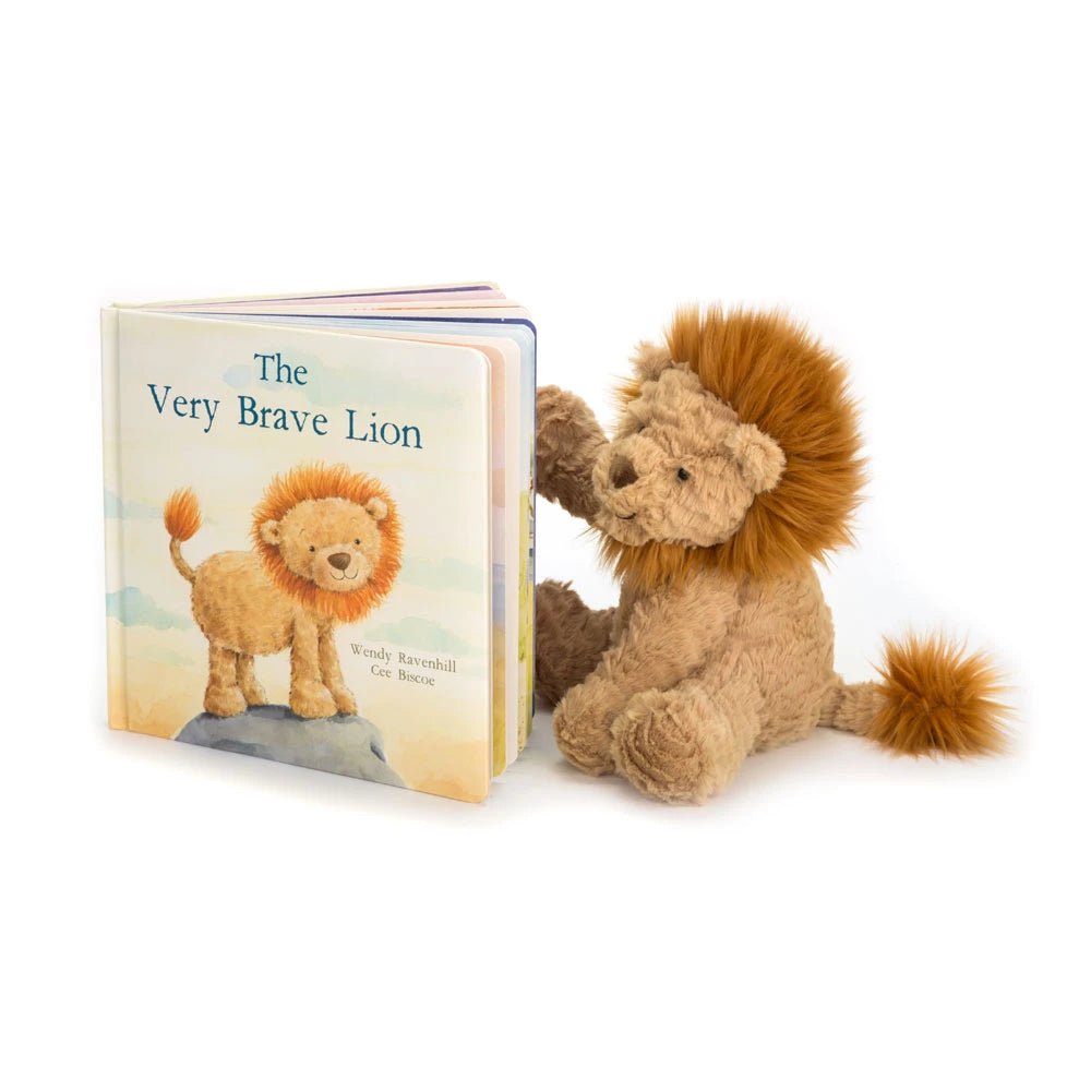 The Very Brave Lion Book & Fuddlewuddle Lion Medium Bundle Children's BookJellycatTAYLOR + MAX