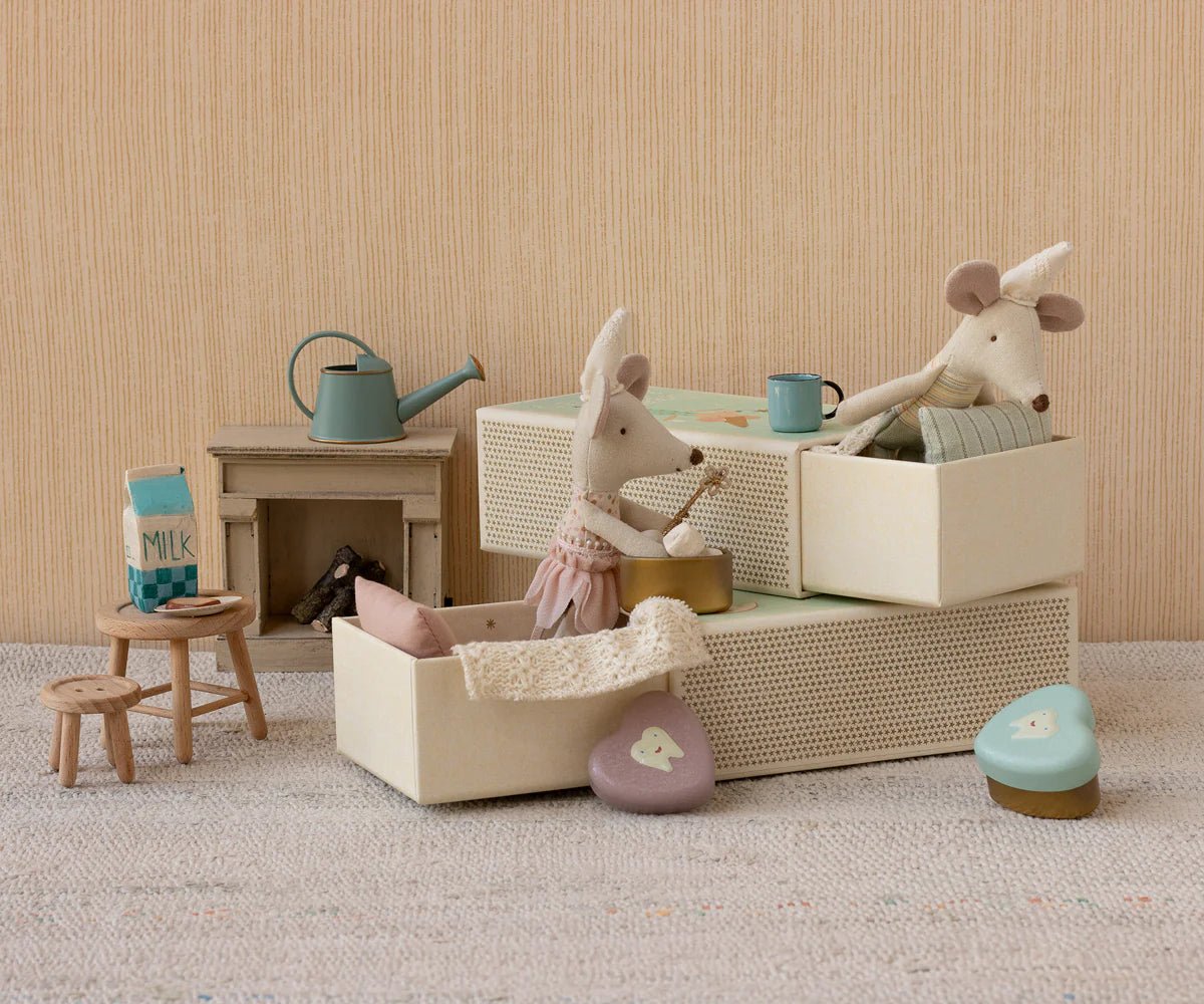 Tooth Fairy Mouse|Little Sister in Matchbox Maileg