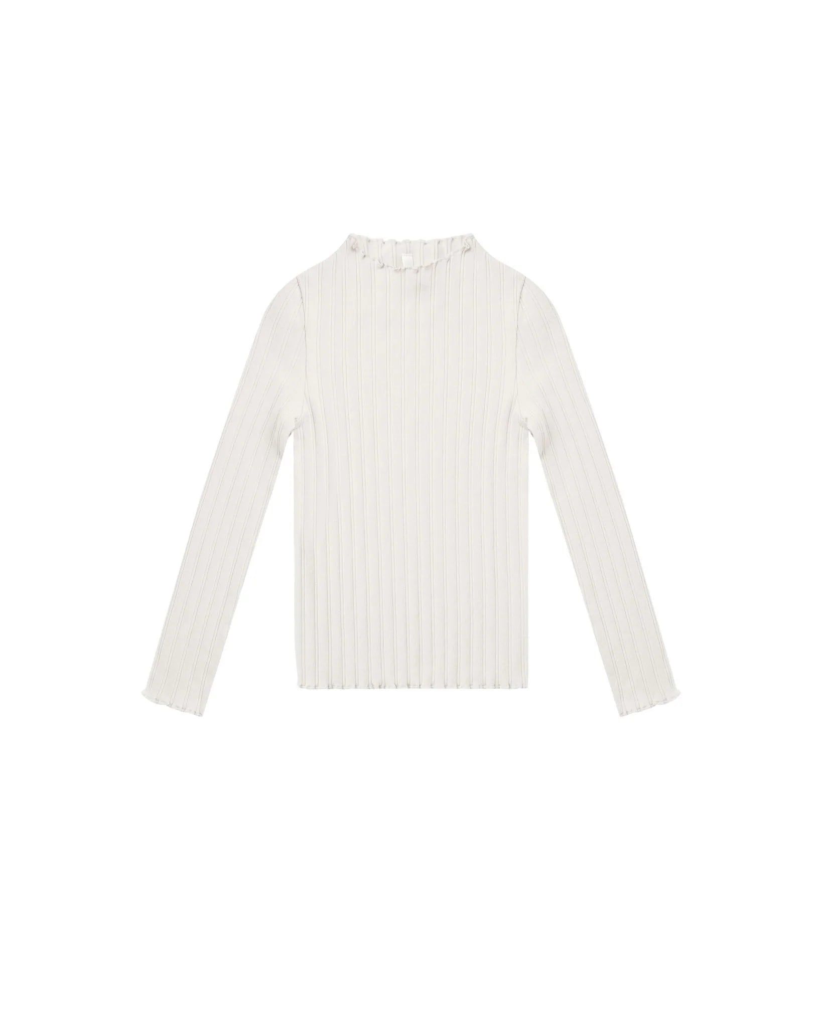 Ribbed Long Sleeve Tee | Ivory Shirts & TopsRylee + CruTAYLOR + MAX