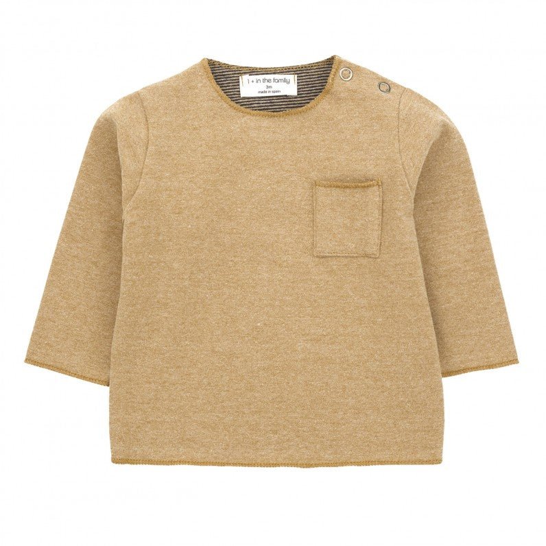 One More In The Family Oriol Basit T-Shirt | Ochre ShirtOne More In The FamilyTAYLOR + MAX