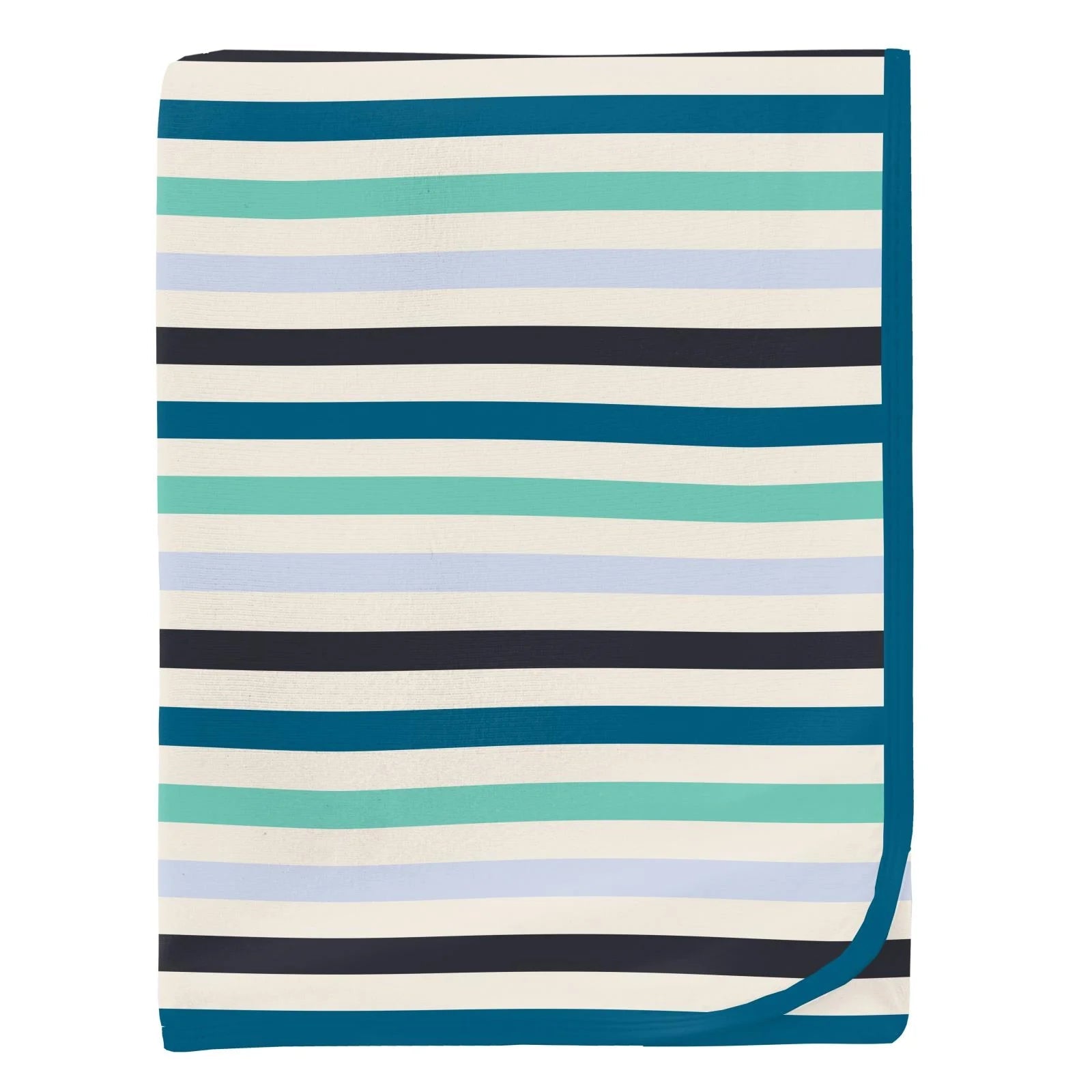 Print Swaddling Blanket | Little Boy Blue Stripe BlanketKickee PantsTAYLOR + MAX