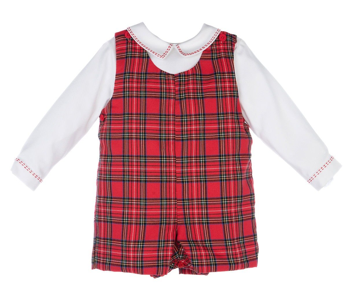 Tartan Plaid Jon Jon RomperLuli and MeTAYLOR + MAX