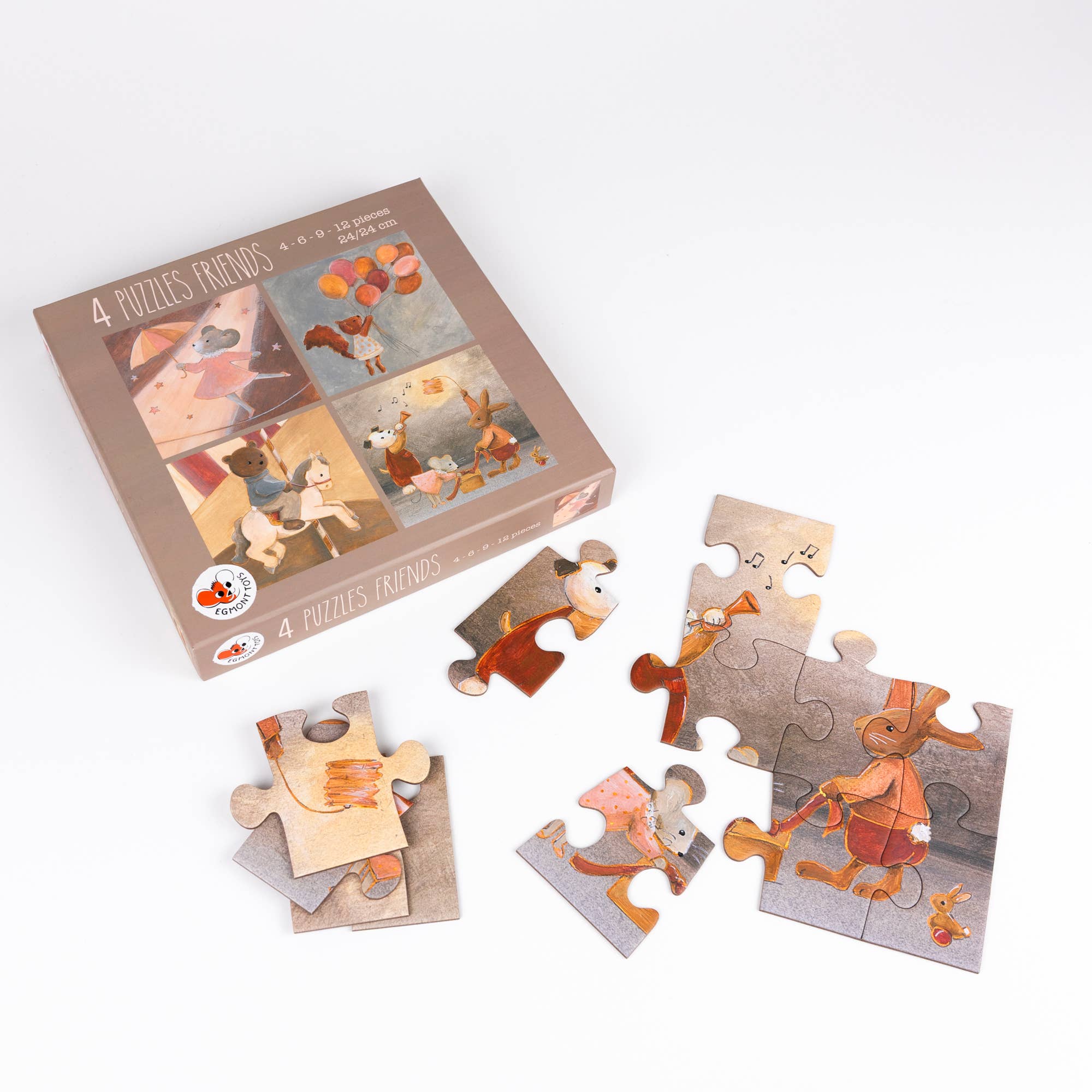 4 Puzzles Friends Egmont