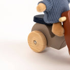 Alexis the Bear on a Vespa Egmont