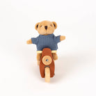 Alexis the Bear on a Vespa Egmont