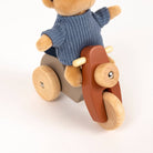 Alexis the Bear on a Vespa Egmont