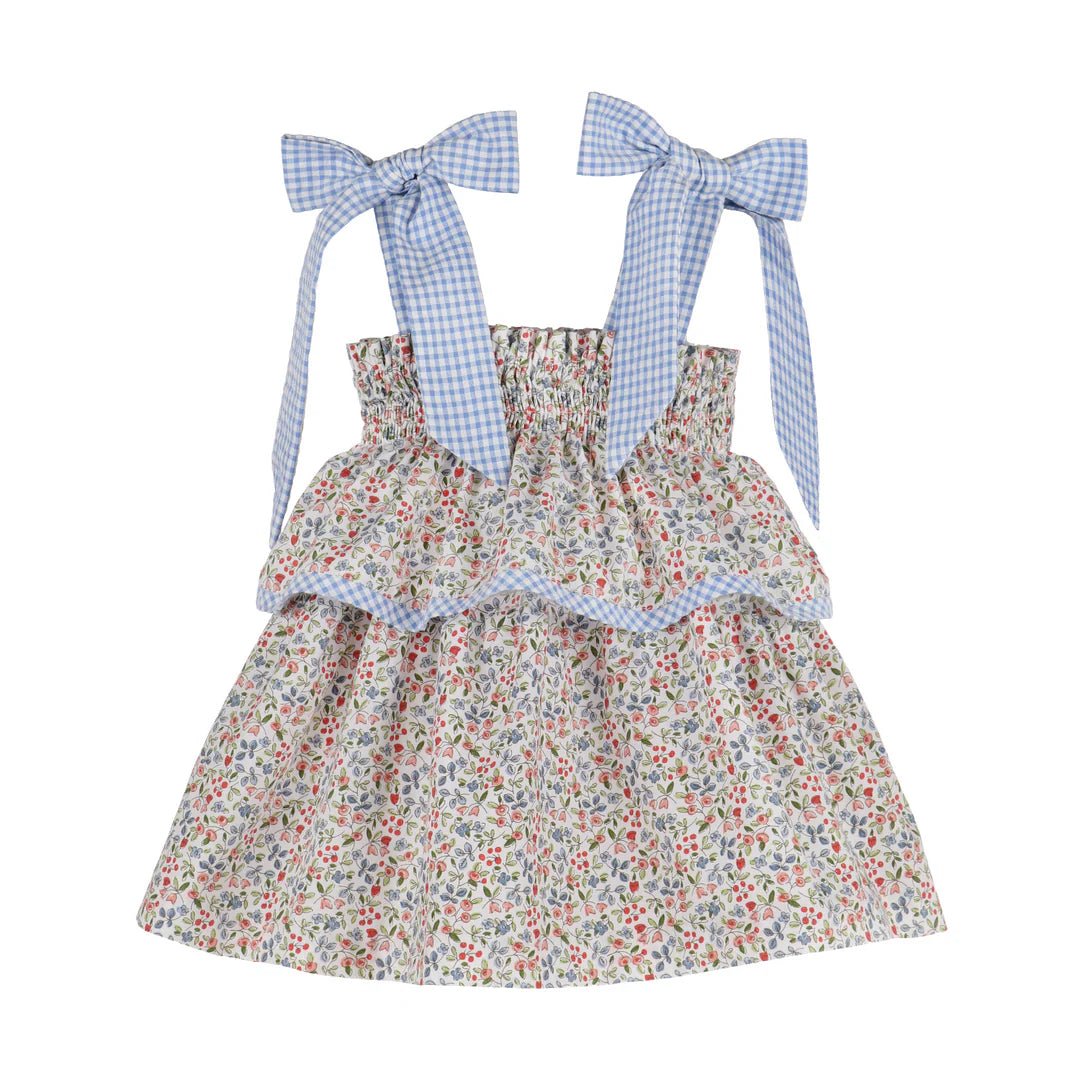 Americana Floral Tiered Sun Dress Girl DressSophie & LucasTAYLOR + MAX