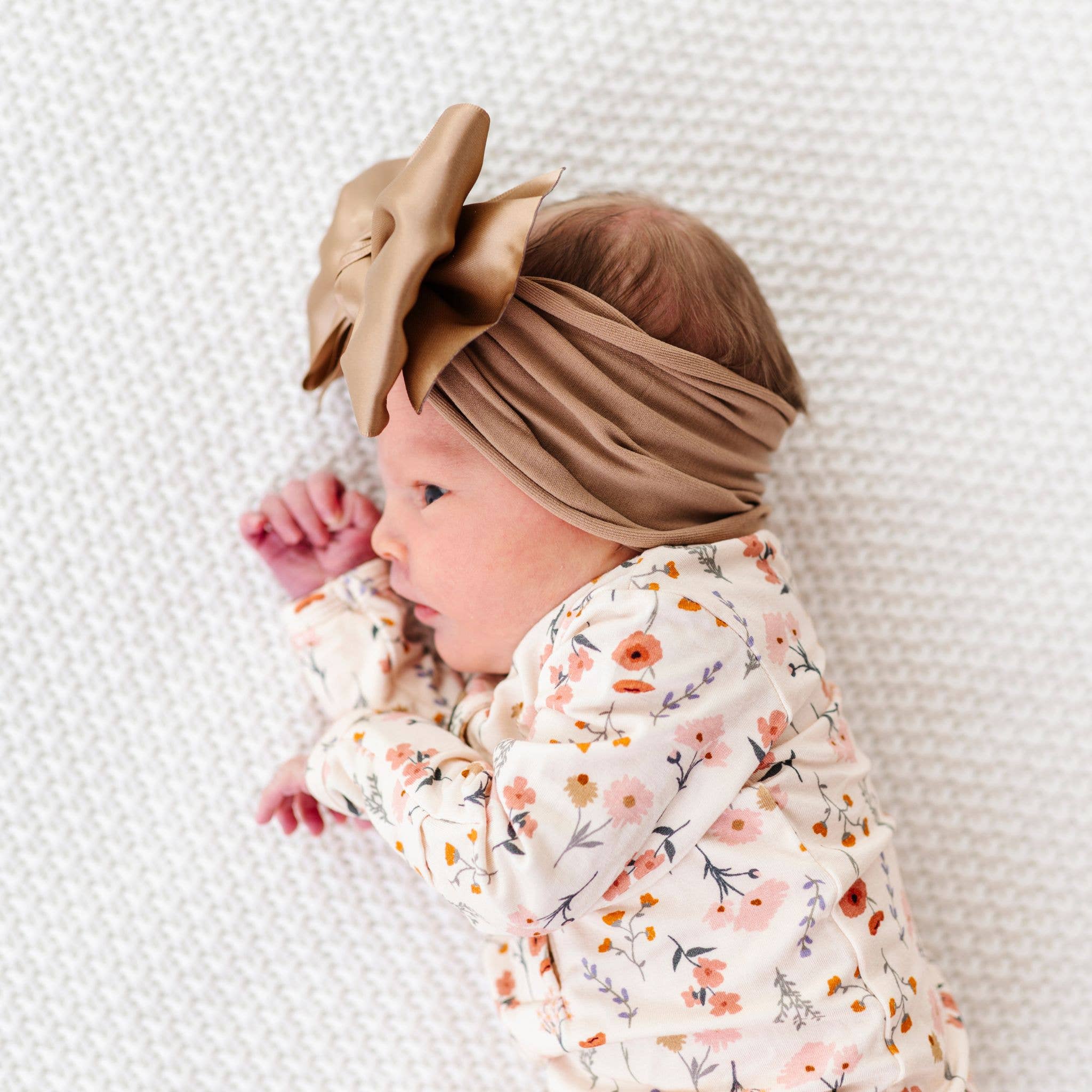 Baby Bling® Satin FAB® Headband w/Satin Bow hair bowsBaby Bling BowsTAYLOR + MAX