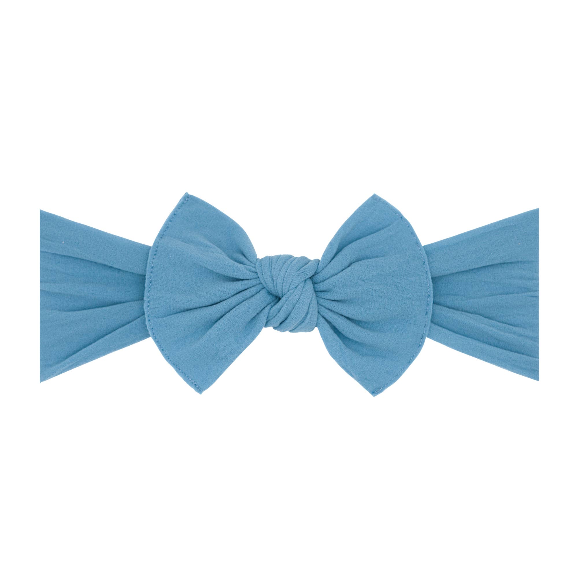Baby Bling® The Original Knot soft nylon headband: White hair bowsBaby Bling BowsTAYLOR + MAX