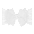 Baby Bling® Tulle FAB® soft nylon headband with tulle bow: Pleated Blush hair bowsBaby Bling BowsTAYLOR + MAX