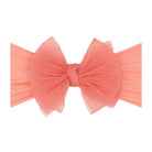 Baby Bling® Tulle FAB® soft nylon headband with tulle bow: Pleated Blush hair bowsBaby Bling BowsTAYLOR + MAX