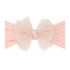 Baby Bling® Tulle FAB® soft nylon headband with tulle bow: Pleated Blush hair bowsBaby Bling BowsTAYLOR + MAX