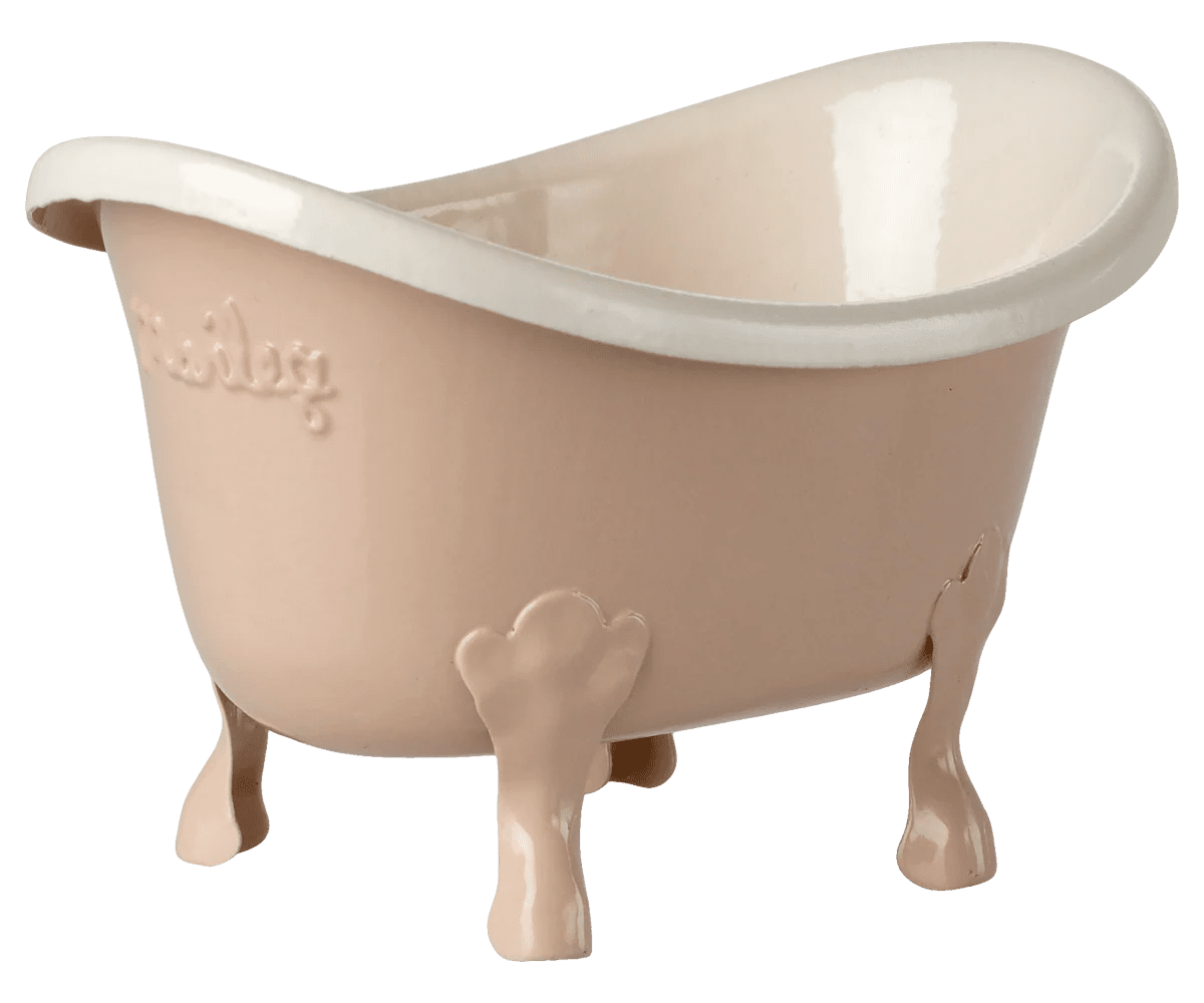 Bathtub, Rose - Mouse Dollhouse furnitureMailegTAYLOR + MAX