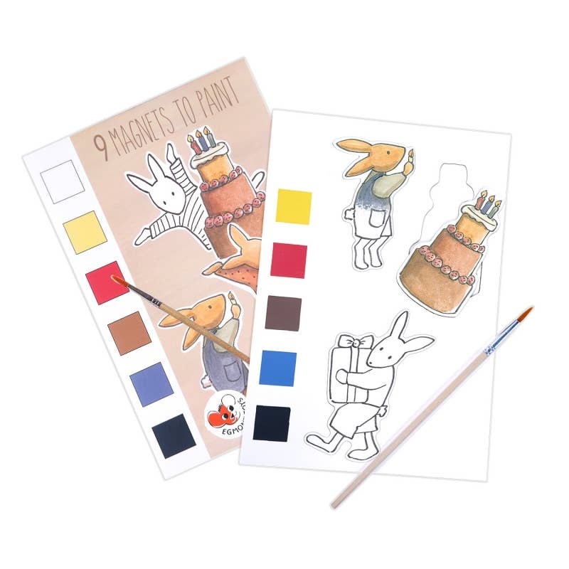 Bunny Magnets to Paint Egmont