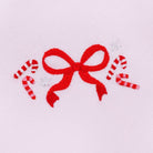 Candy Cane Lane Embroidered Ruffle Converter: Preemie Magnolia BabyTAYLOR + MAX