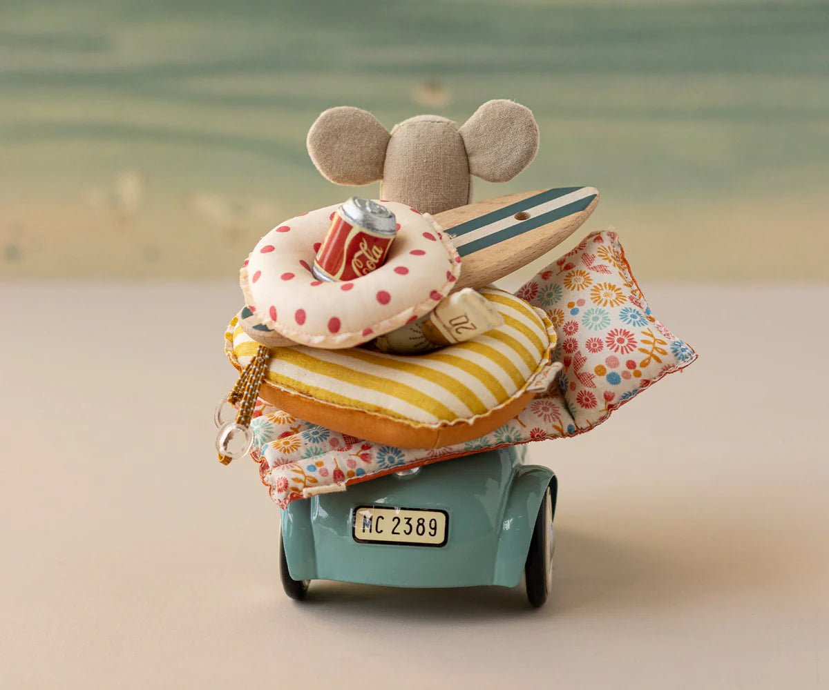 Car Mouse | Light Blue Toy CarsMailegTAYLOR + MAX