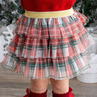 Christmas Plaid Tiered Tutu - Dress Up Skirt - Holiday Tutu skirtSweet WinkTAYLOR + MAX
