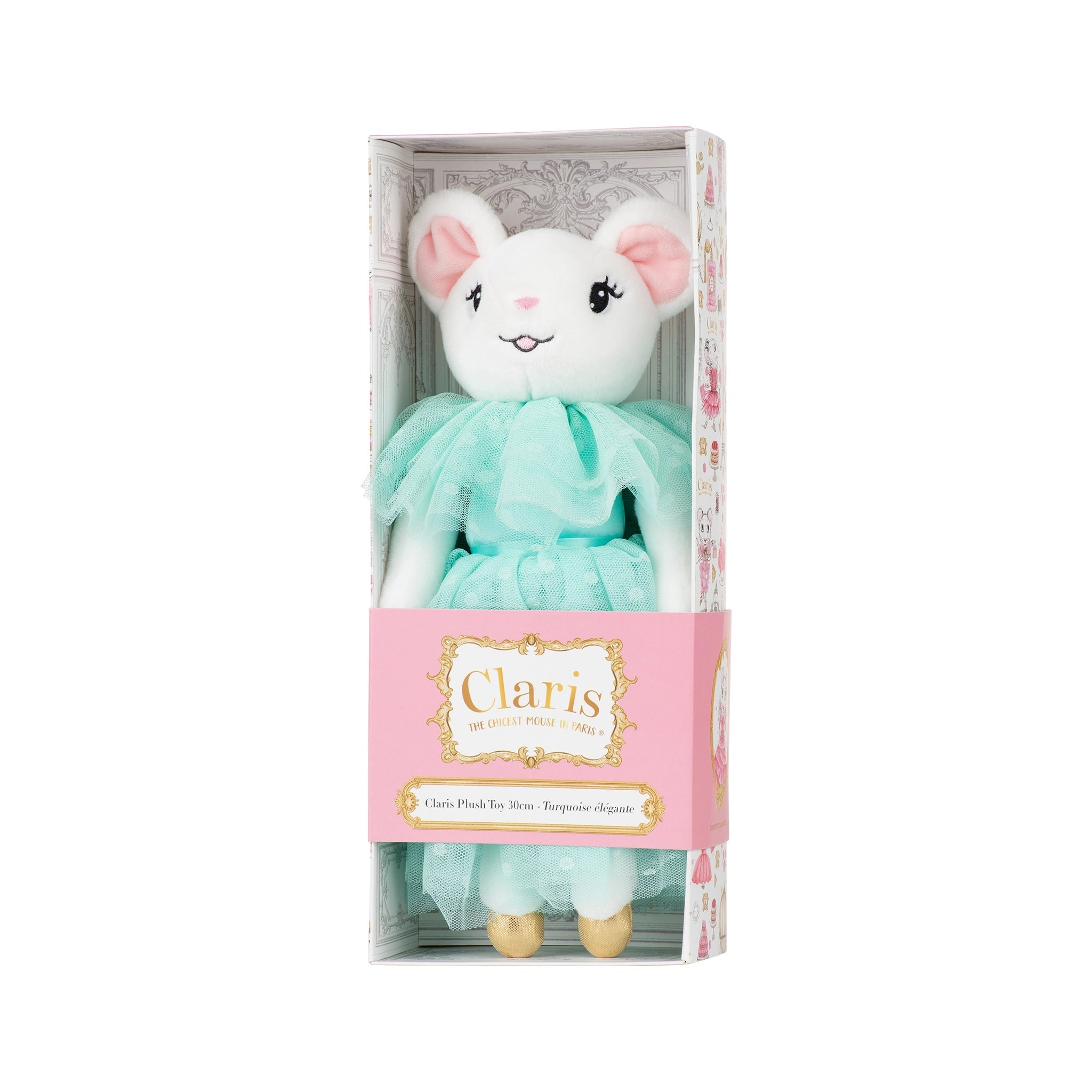 Claris The Chicest Mouse In Paris | Turquoise Plush DollsClarisTAYLOR + MAX