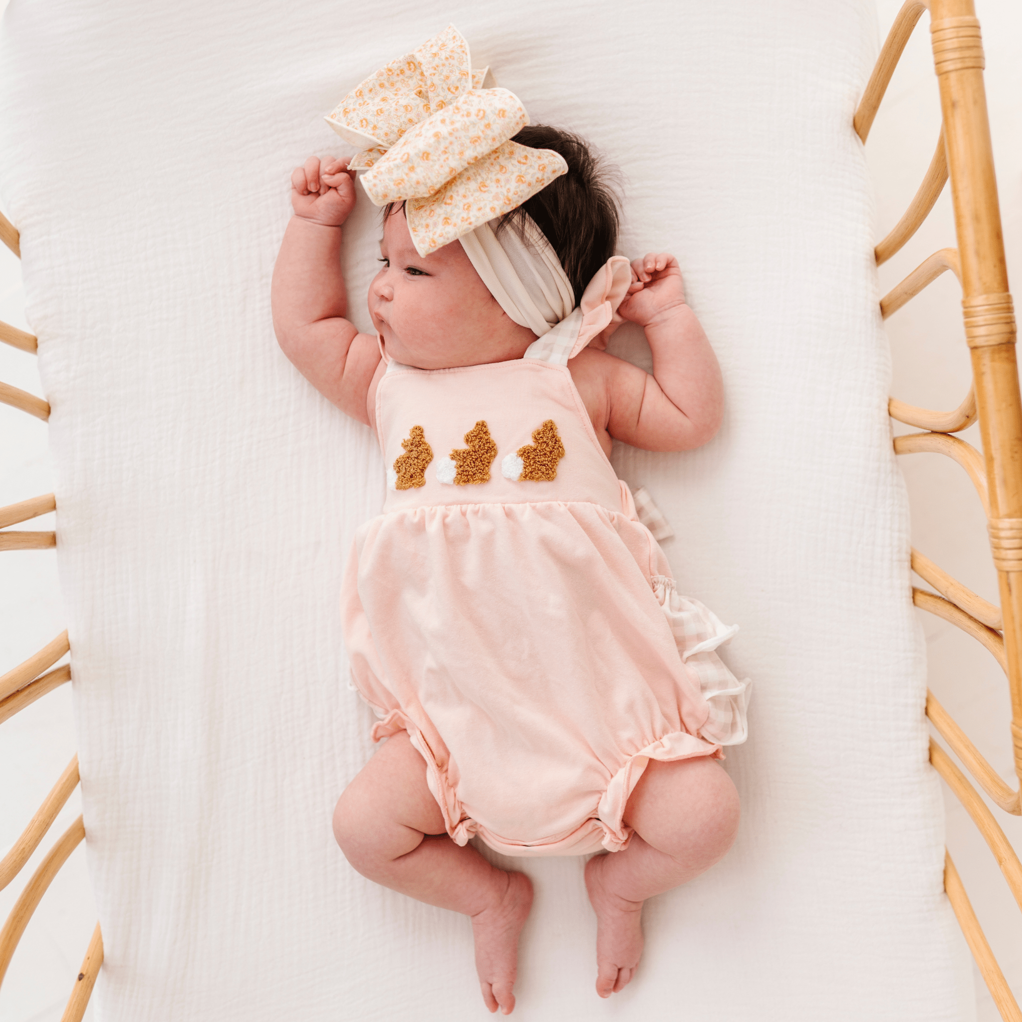 Classic Bow | Floral Baby Bling BowsTAYLOR + MAX