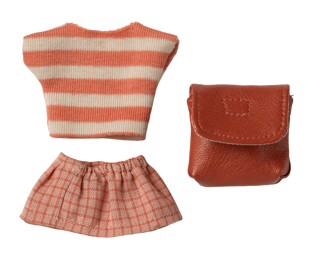 Clothes and bag, Big sister mouse - Coral MailegTAYLOR + MAX