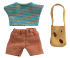 Clothes and bag, Little brother mouse MailegTAYLOR + MAX