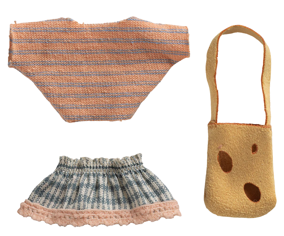 Clothes and Bag, Little Sister Mouse MailegTAYLOR + MAX