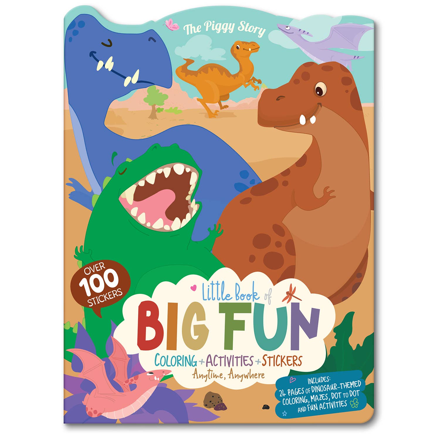 Dinosaur Activity & Coloring Gift Pack for Kids Coloring Books & Drawing ToysThe Piggy StoryTAYLOR + MAX