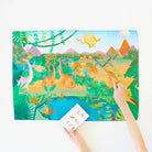 Dinosaur Land Seek & Find Playsilk Activity ToysSarah’s SilksTAYLOR + MAX