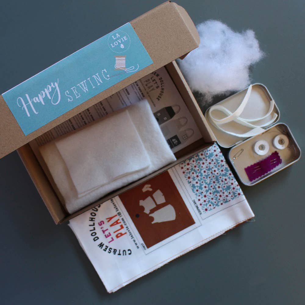 DIY Travel Dollhouse Kit | Brown Floral DIYIa LovieTAYLOR + MAX